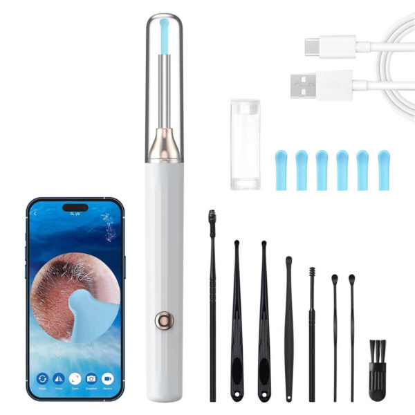Nettoyage d'oreille Endoscope Enlèvement de la cire