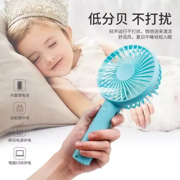 Mini ventilateur support de bureau refroidissement – Image 5