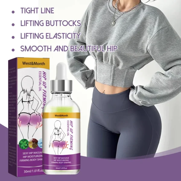 HUILE ESSENTIELLE RAFFERMISSANTE POUR LES FESSES
