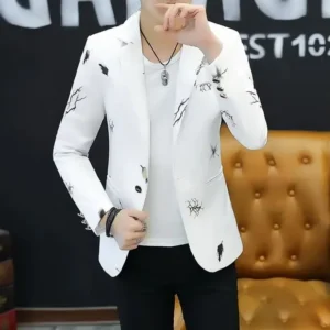 Blazer Slim Fit Homme Style Urbain
